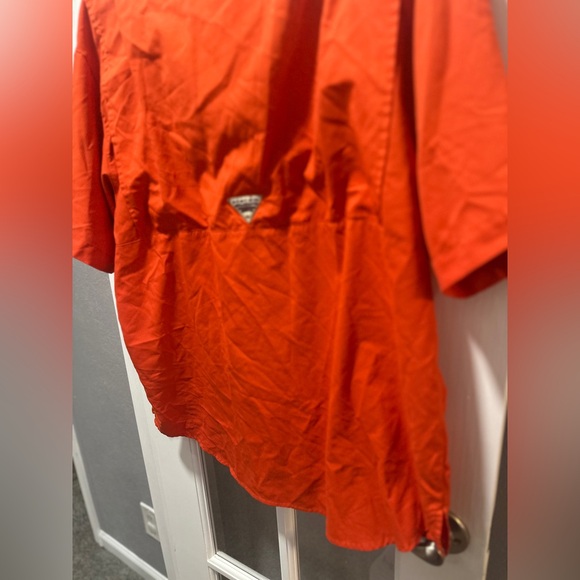 Men's Columbia Orange Auburn Tigers PFG Tamiami Shirt - Picture 7 of 7